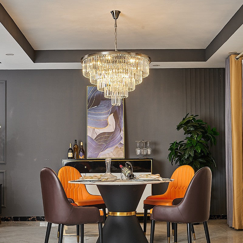 Crystal animal chandelier