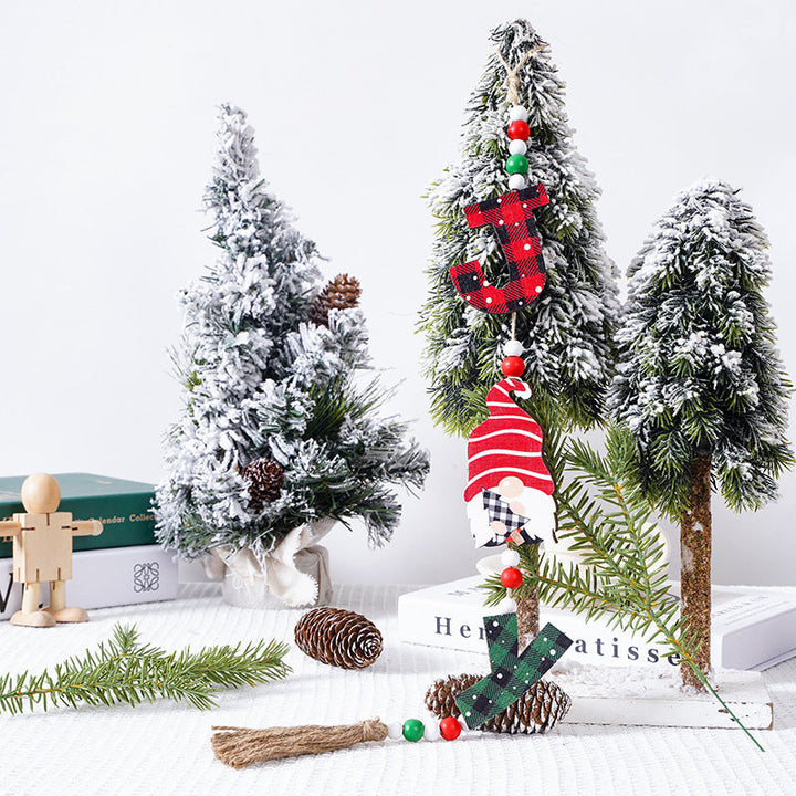 Decorative Christmas ornaments with Santa Claus motif