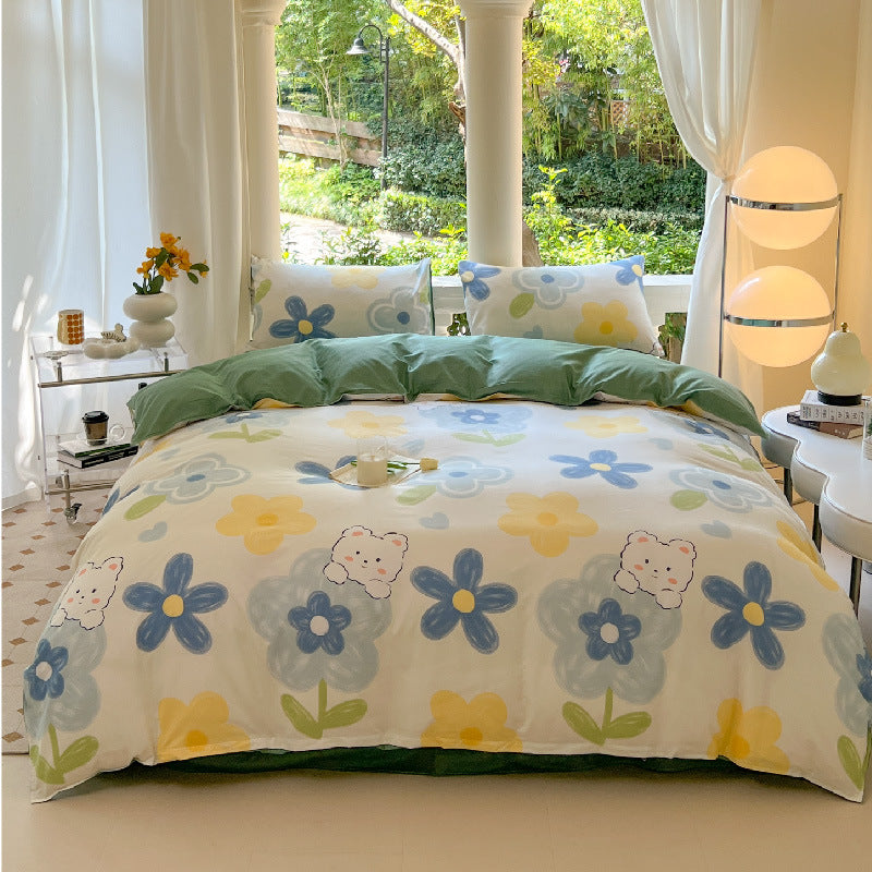 Playful Cartoon-Themed Duvet Cover Set