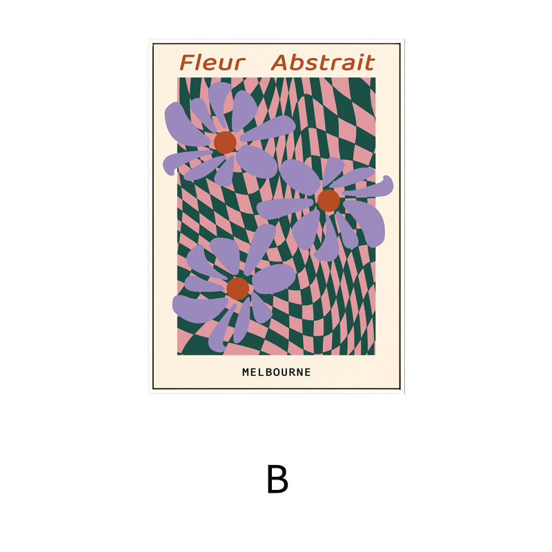 Floral Pattern Wall Art Print