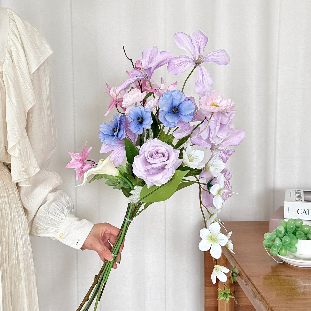 Lifelike Floral Bouquet Arrangement