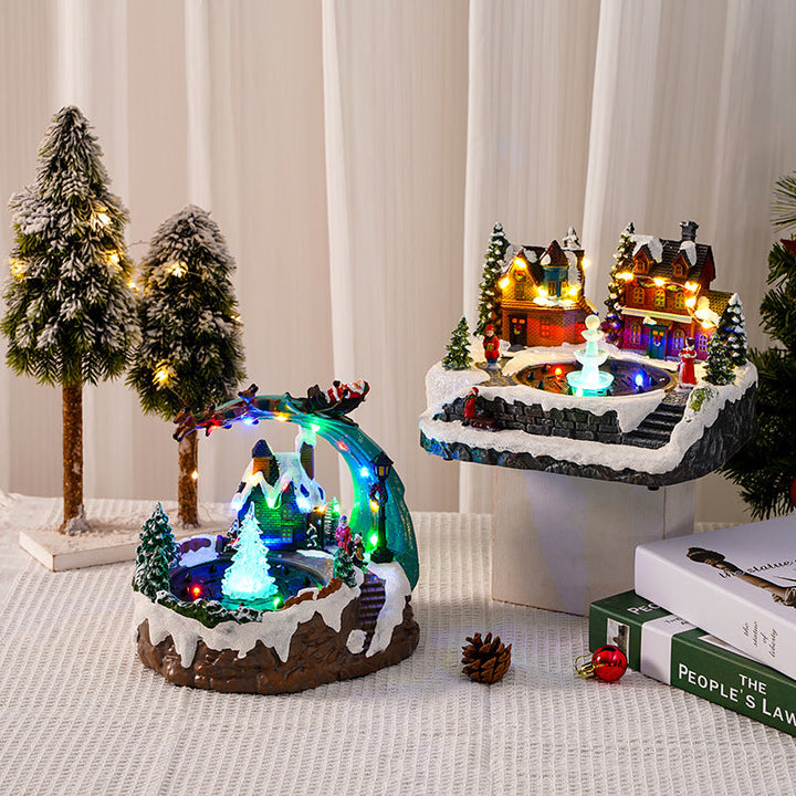 Christmas Village with Lighting