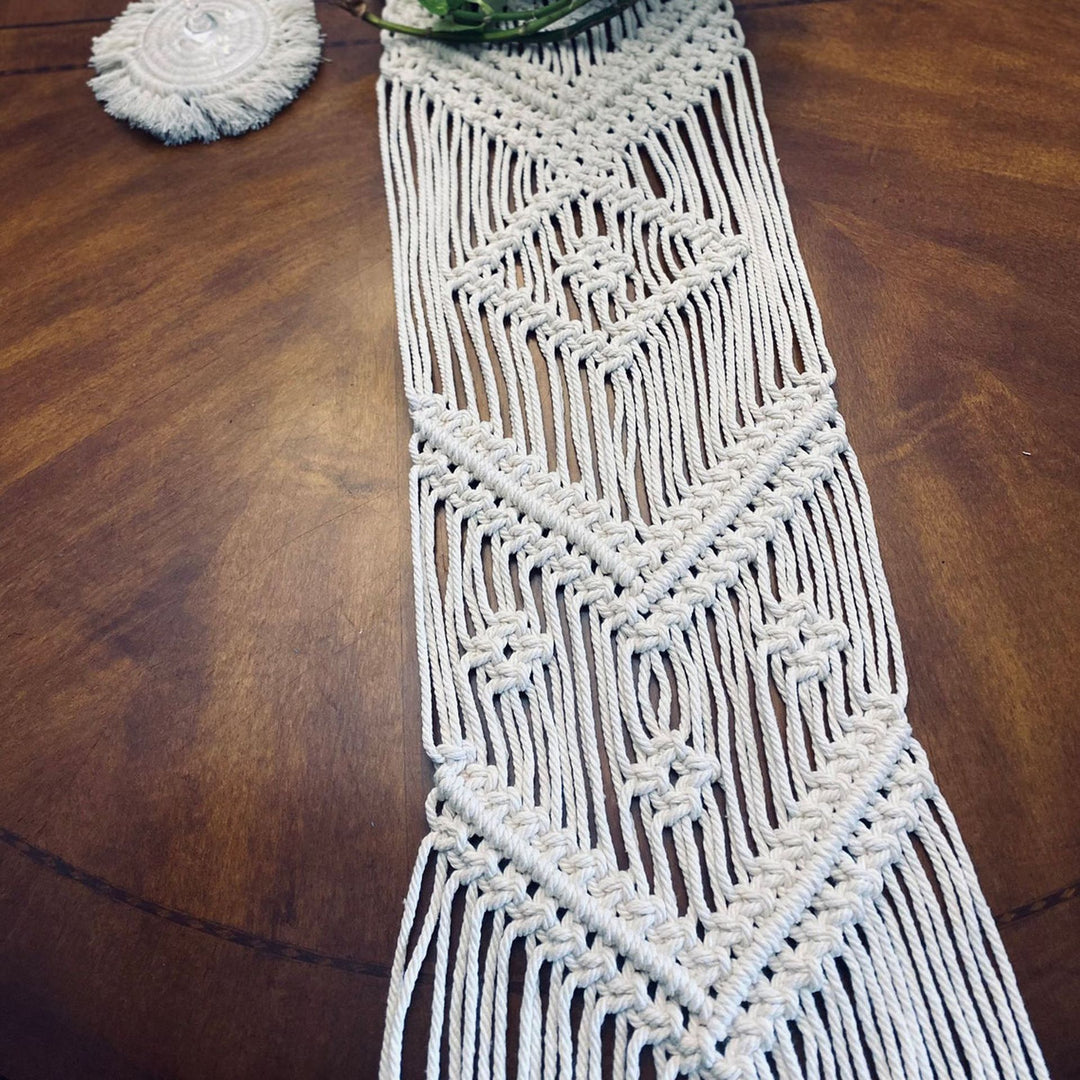 Decorative Macrame Table Runner