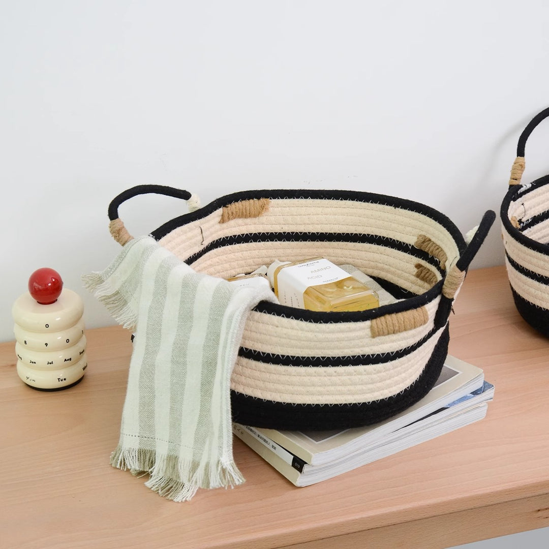 Playful storage basket