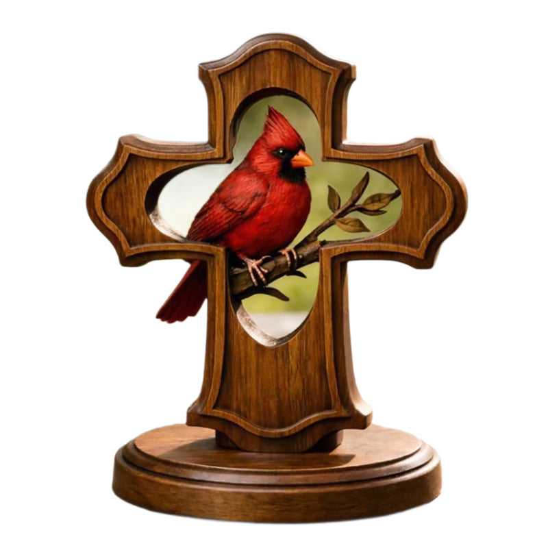 Decorative cross figure with Cardinal