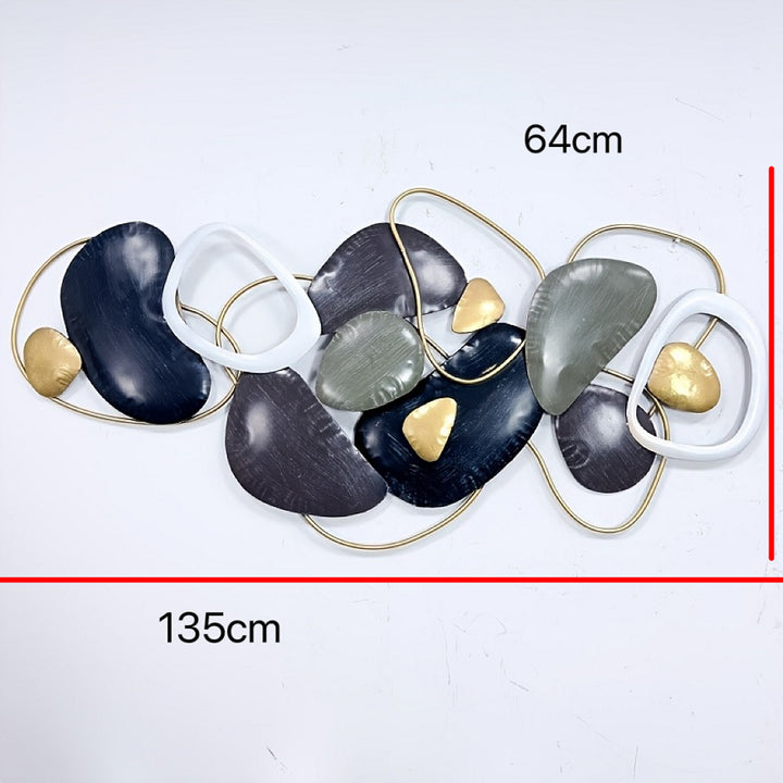 Abstract Metal Wall Sculpture