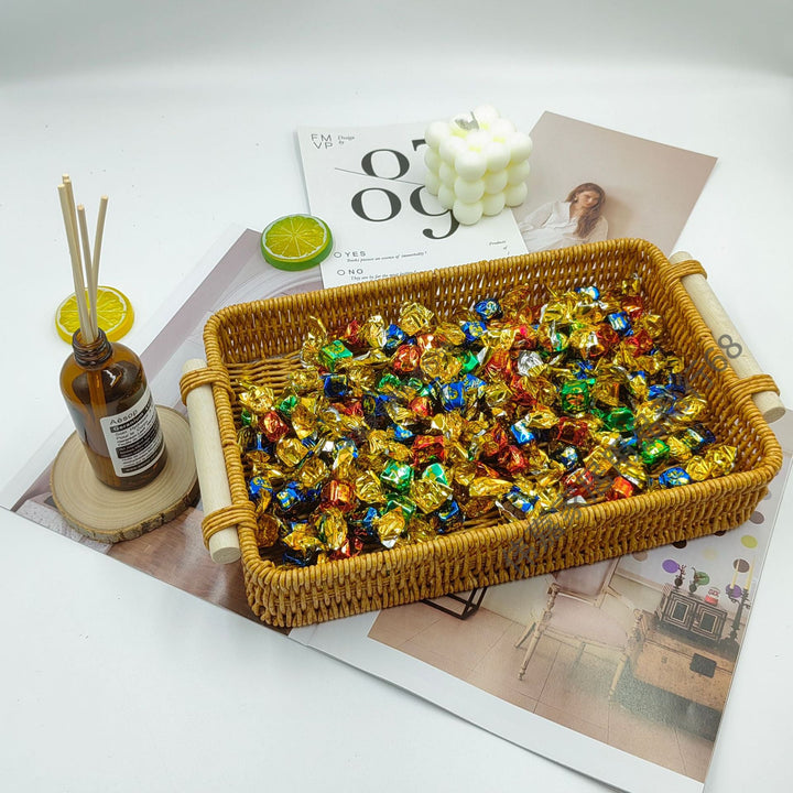 Handwoven Decorative Serving Tray