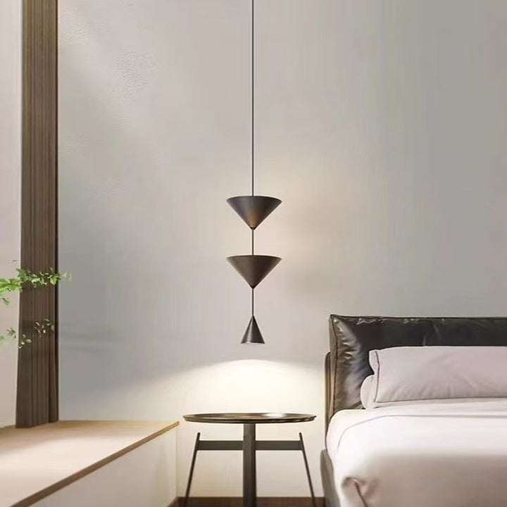 Contemporary geometric pendant light