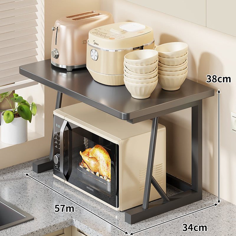 Stacking Countertop Microwave and Appliance Shelf Organizer
