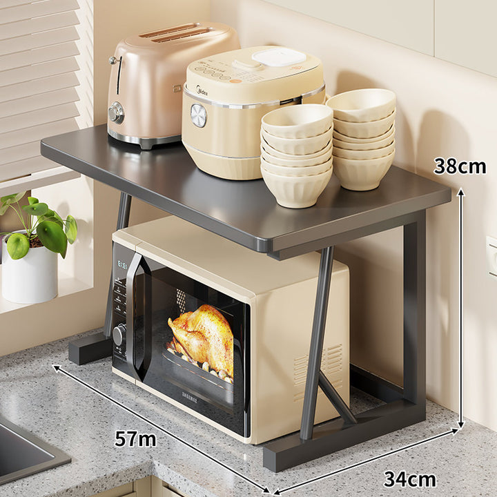 Stacking Countertop Microwave and Appliance Shelf Organizer