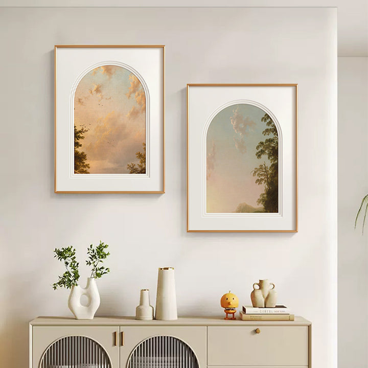 Aesthetic Framed Landscape Art Print