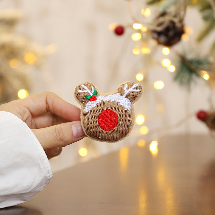 Festive Embroidered Star Ornament