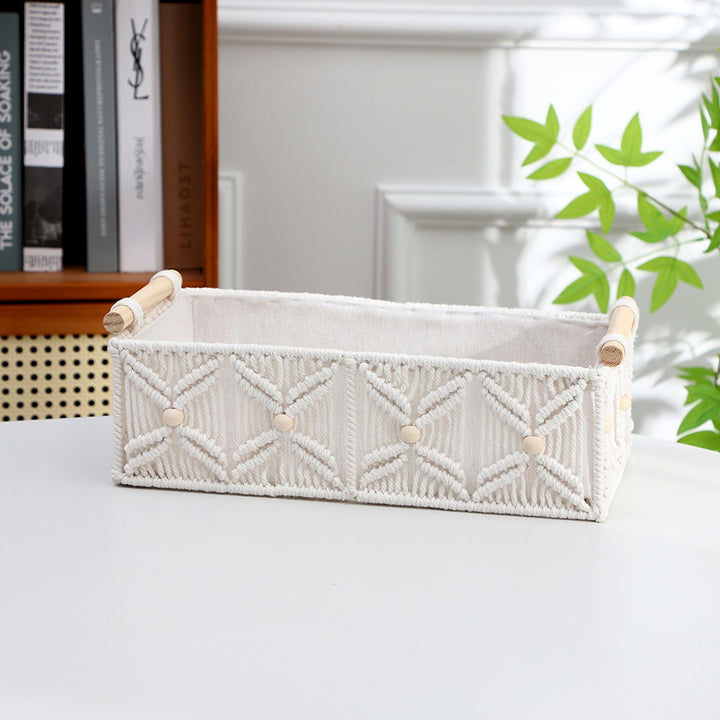 Decorative Macrame Storage Basket