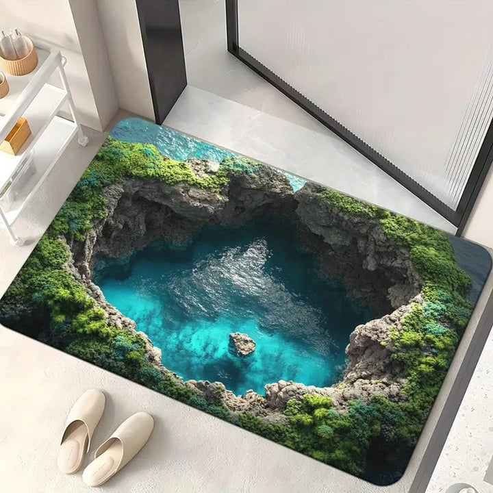 3D Illusion Welcome Mat