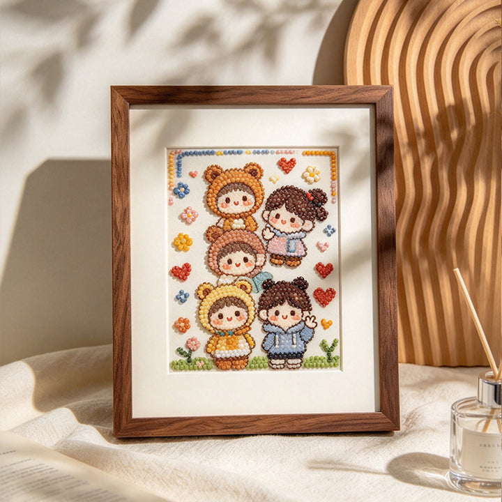 Playful Character Art Frame