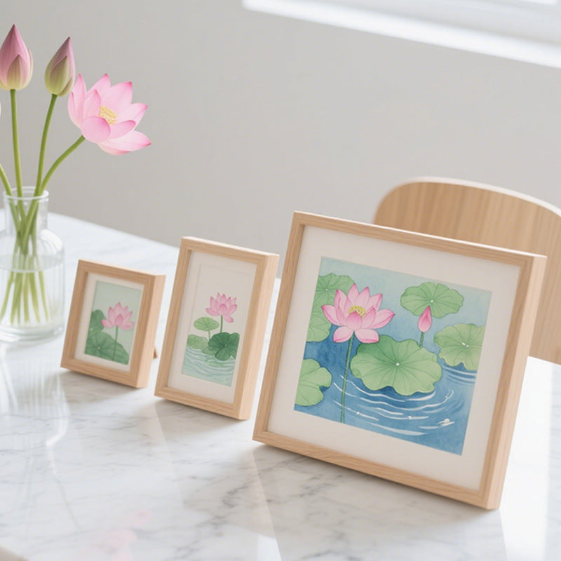 Elegant Floral Illustration Framed Art Print