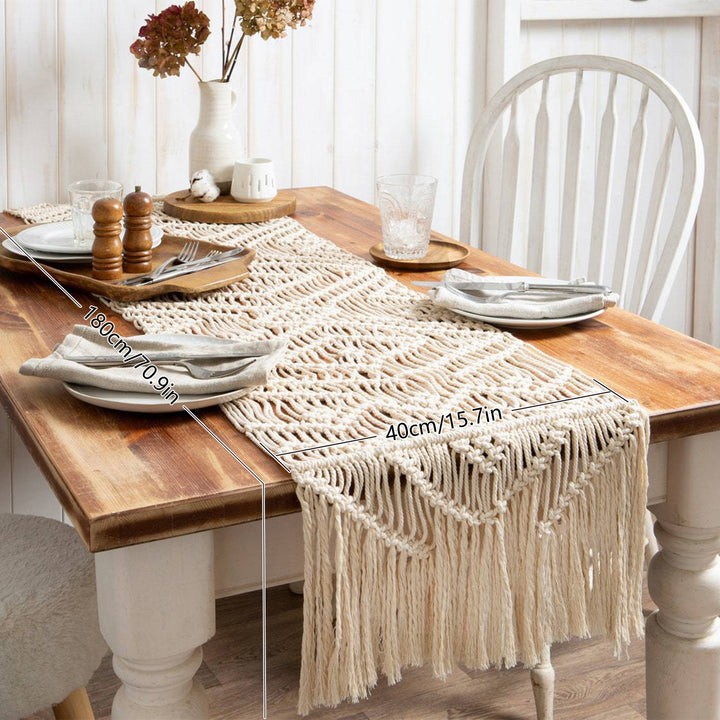 Macrame Table Runner