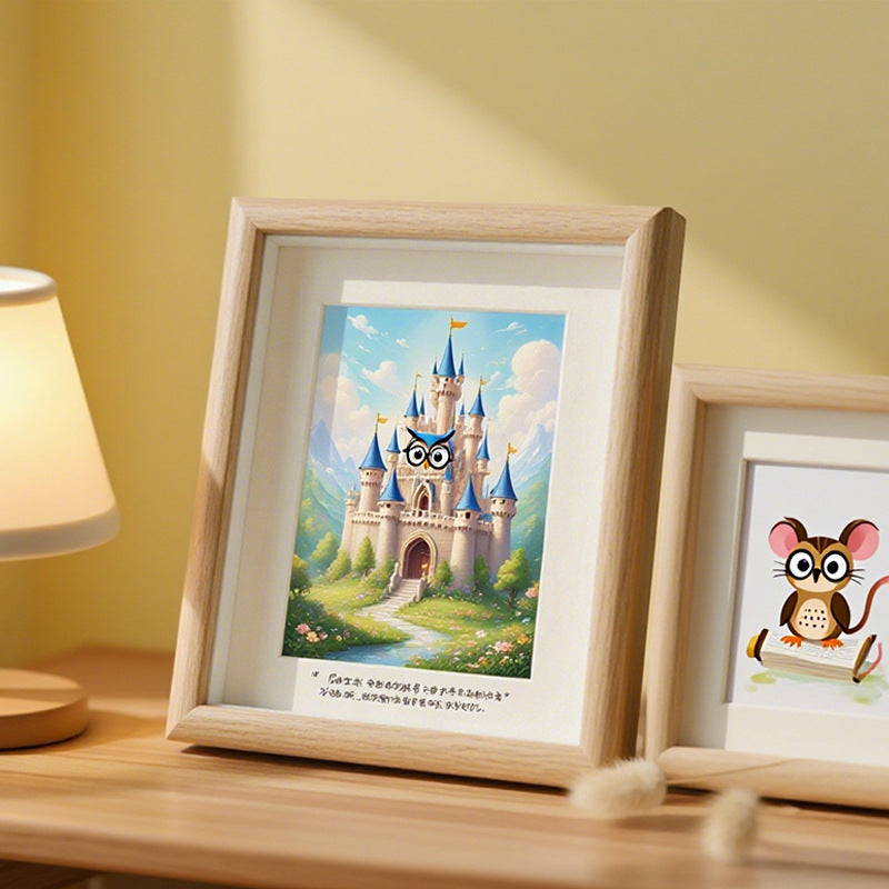 Framed Fantasy Castle Artwork