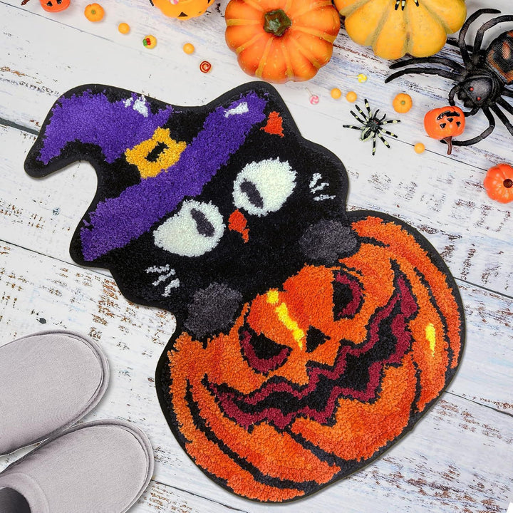Halloween-Themed Ghost Bath Mat