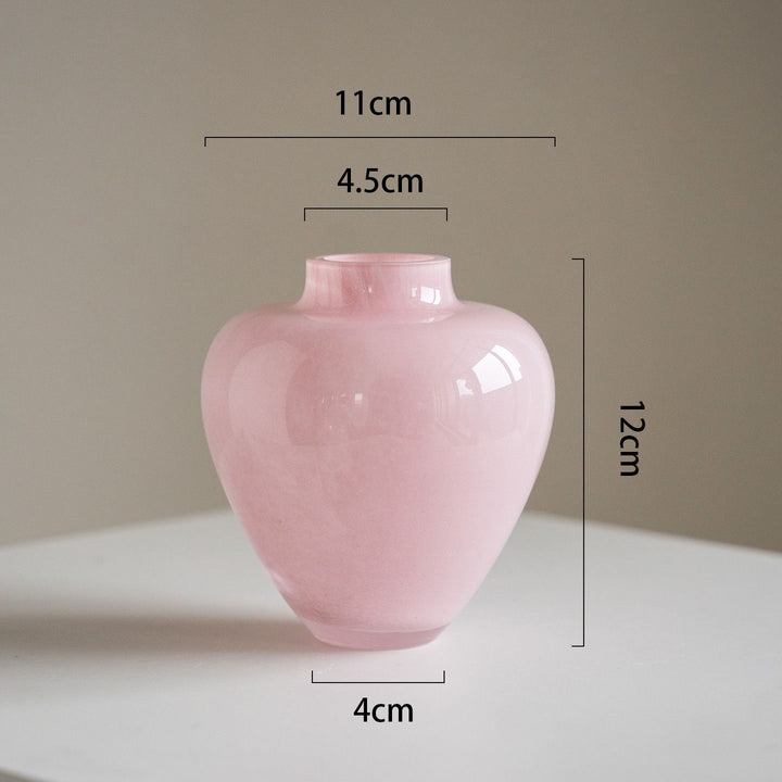 Elegant Heart-Shaped Glass Vase