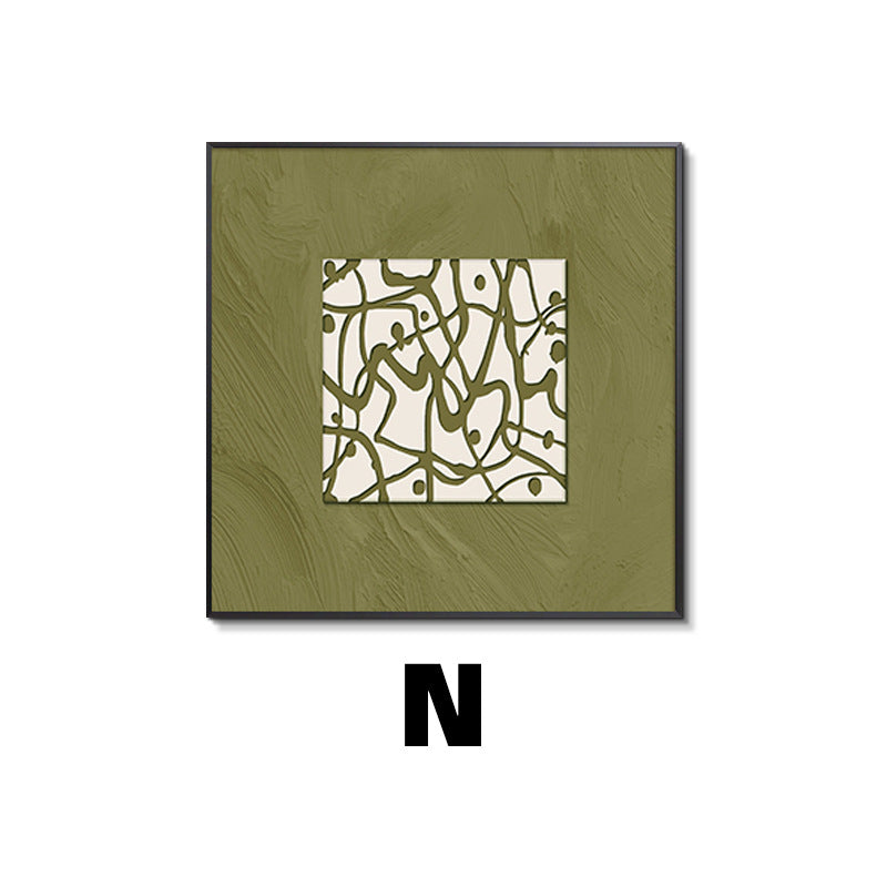 Framed Abstract Botanical Wall Art