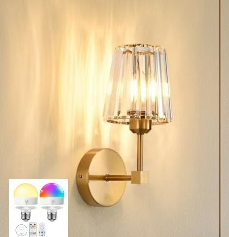 Elegant Crystal Wall Light