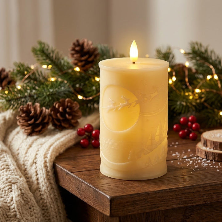 Christmas decorative LED candle