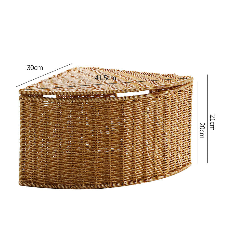 Handcrafted Decorative Corner Storage Basket