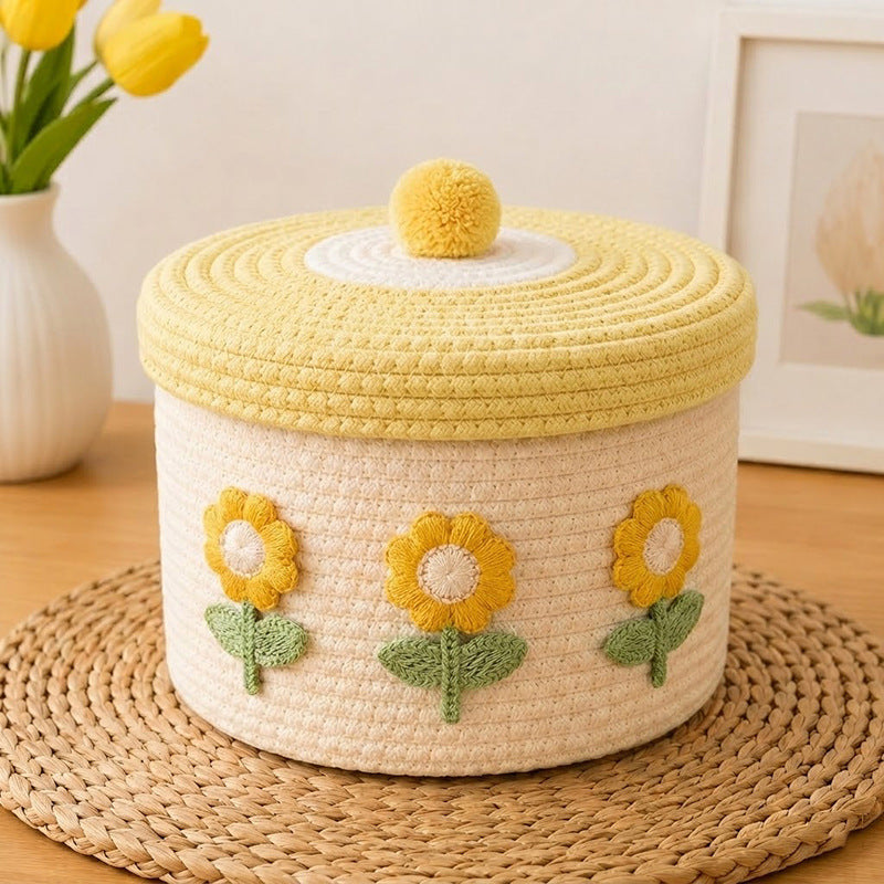 Decorative Knitted Storage Container