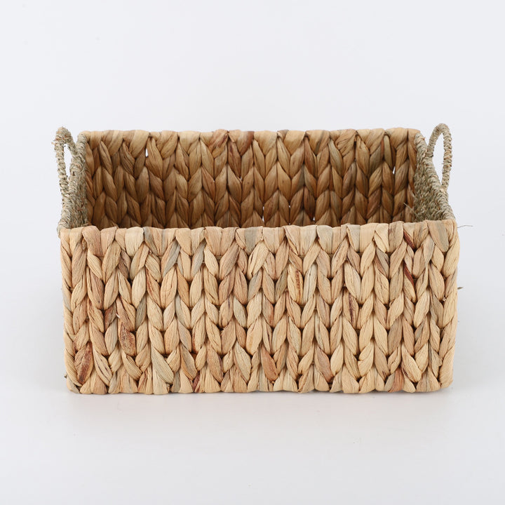 Basket made of natural wicker