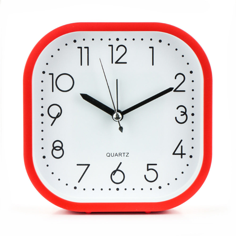 Table clock in modern cubic design
