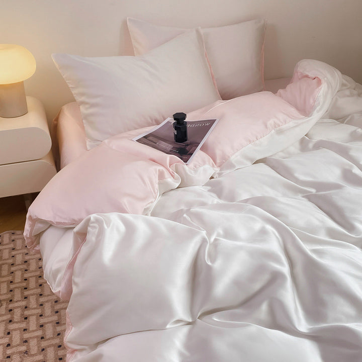 Luxurious Silk Duvet Cover Set