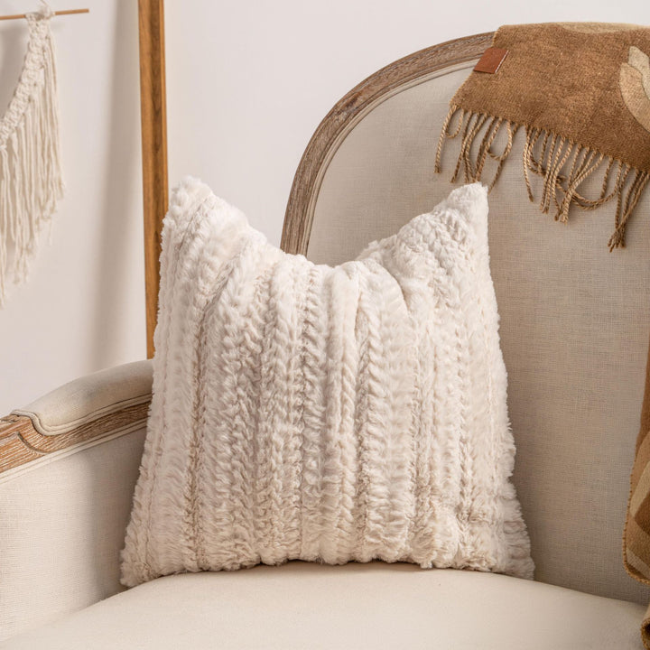 Decorative Textured Throw Pillow