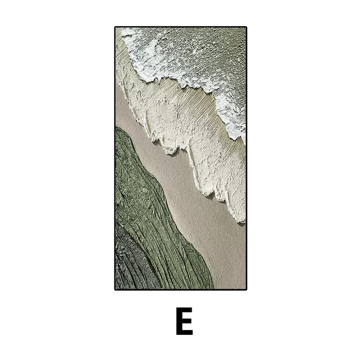 Abstract Textured Landscape Canvas Art