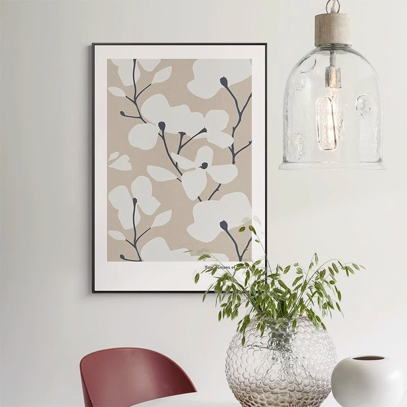 Floral Patterned Wall Art Print