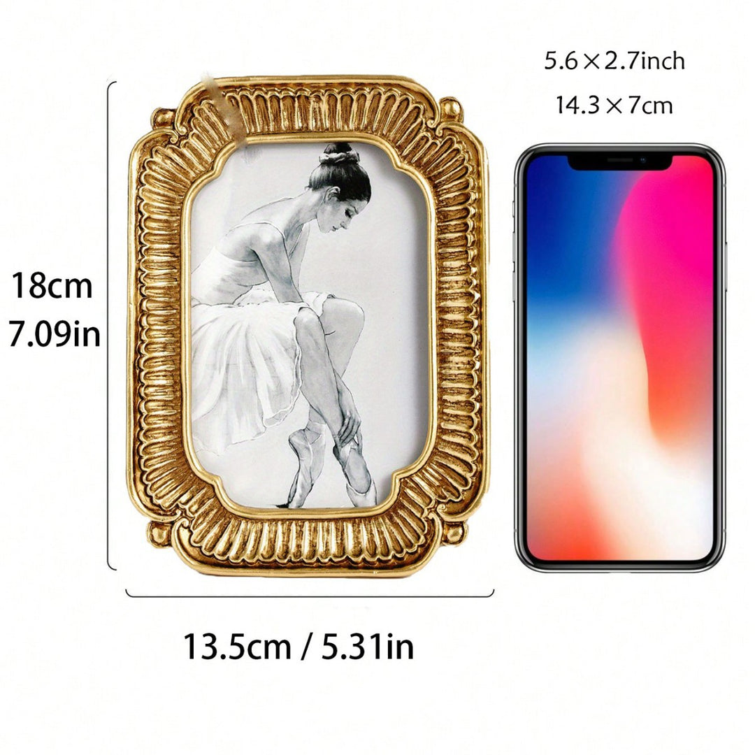 Ornate Gold Vintage Picture Frame