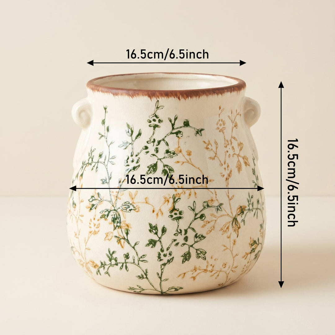Handcrafted ceramic flower pot