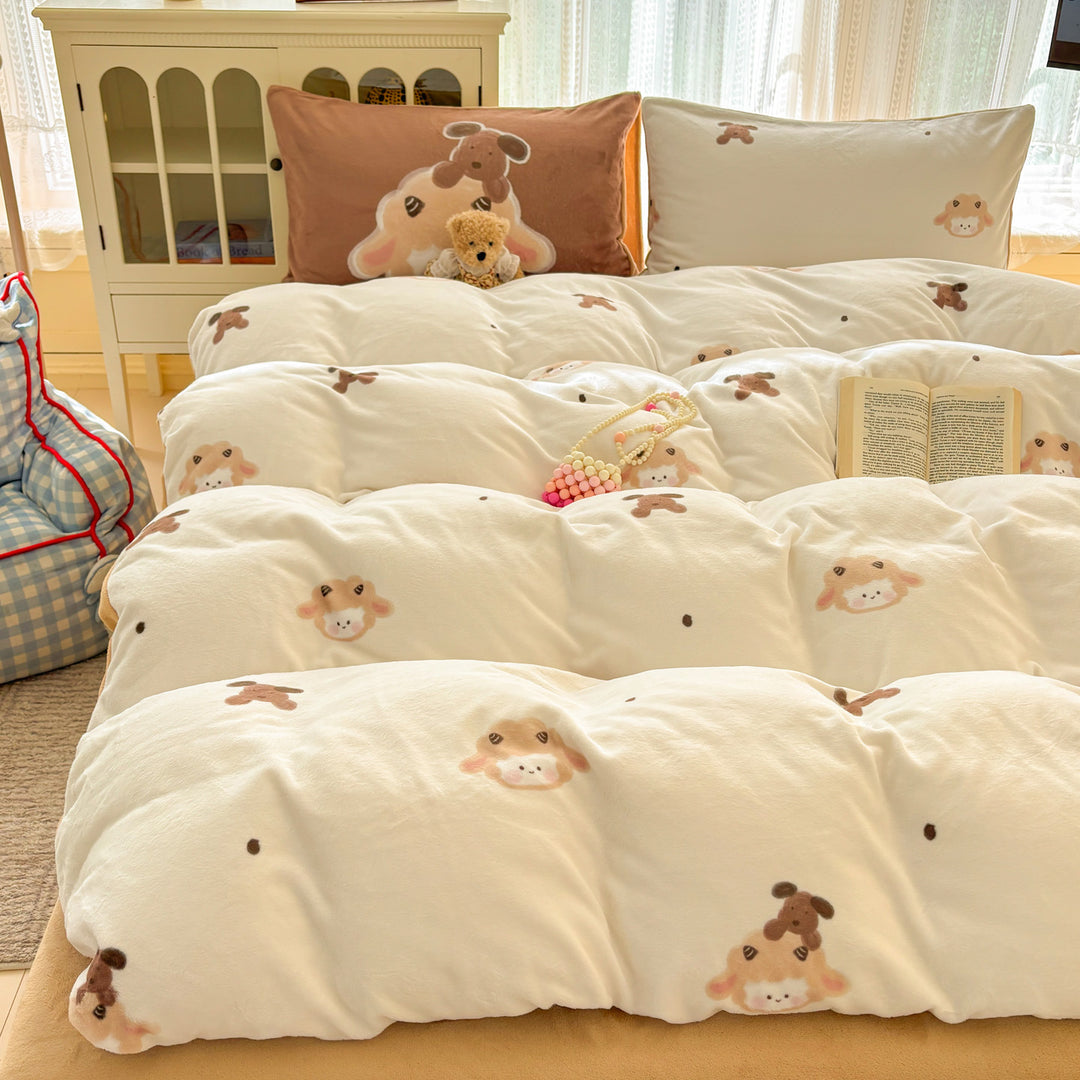 Playful Animal-Themed Comforter Set