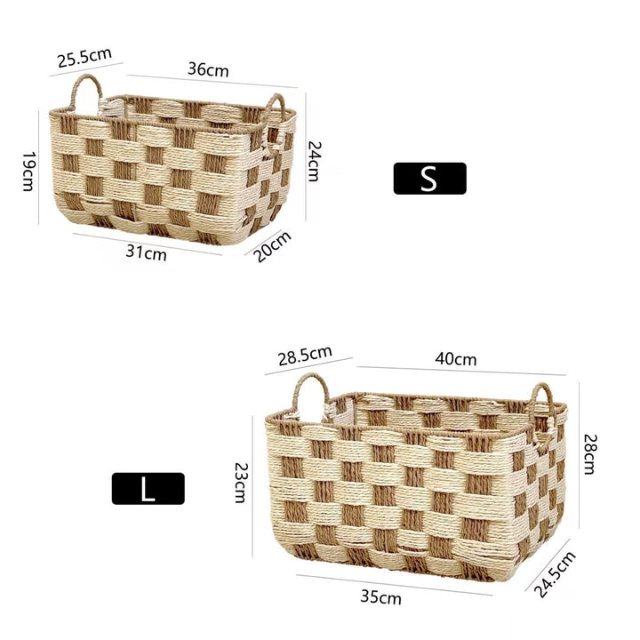 Natural Fiber Storage Basket