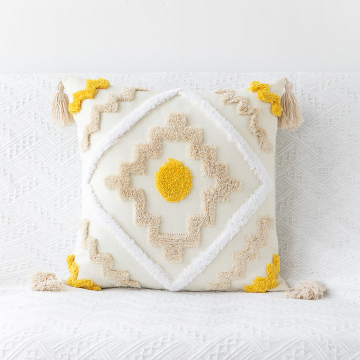 Decorative Textured Throw Pillow for Couch Decoration