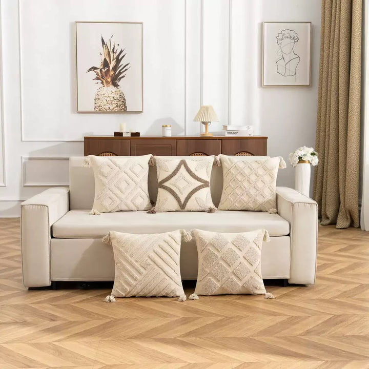 Luxurious Textured Decorative Throw Pillow