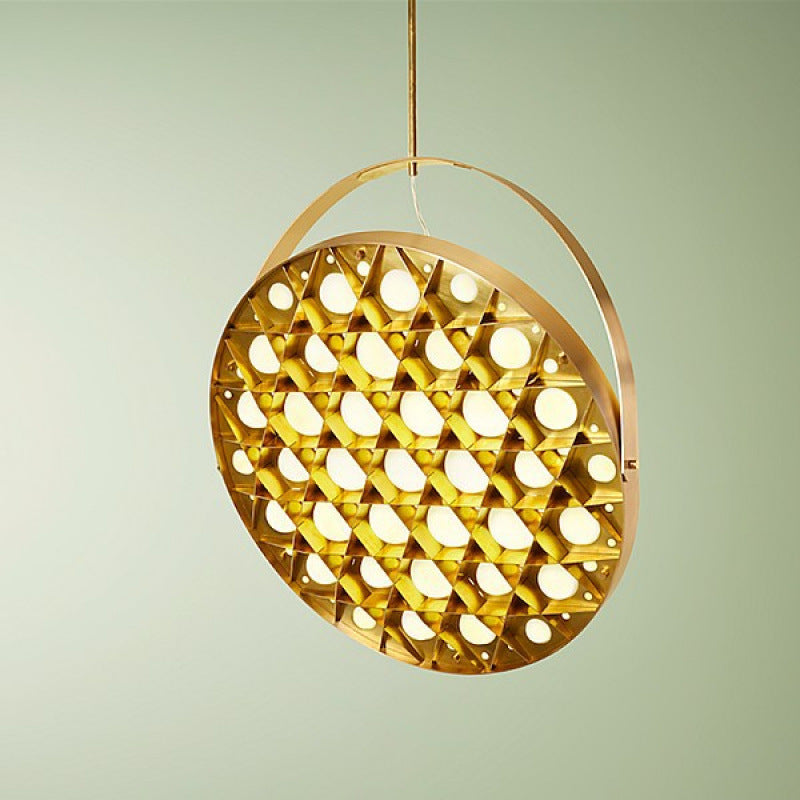 Contemporary geometric pendant light