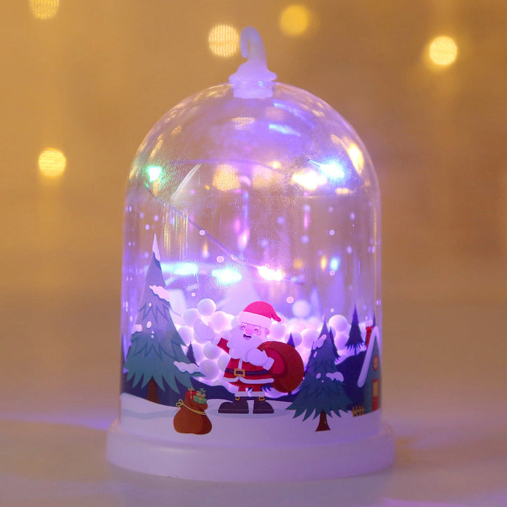 LED Christmas lighting glass dome