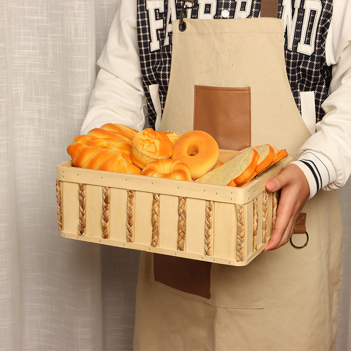 Handwoven storage basket with natural flair