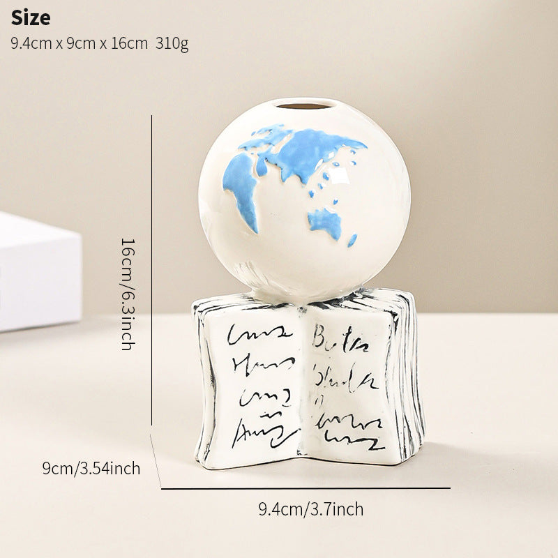 Elegant Ceramic Globe Bank