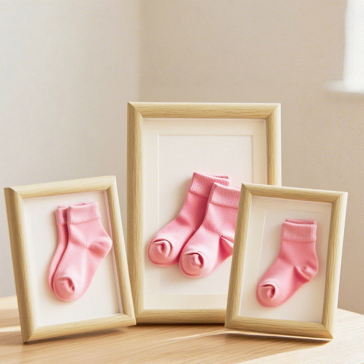 Framed Baby Sock Art
