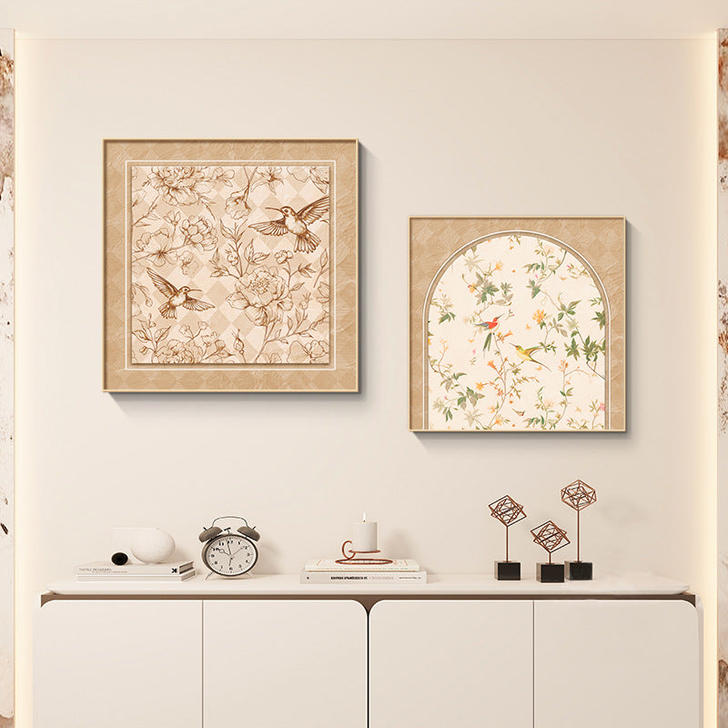 Floral Decorative Framed Artwork