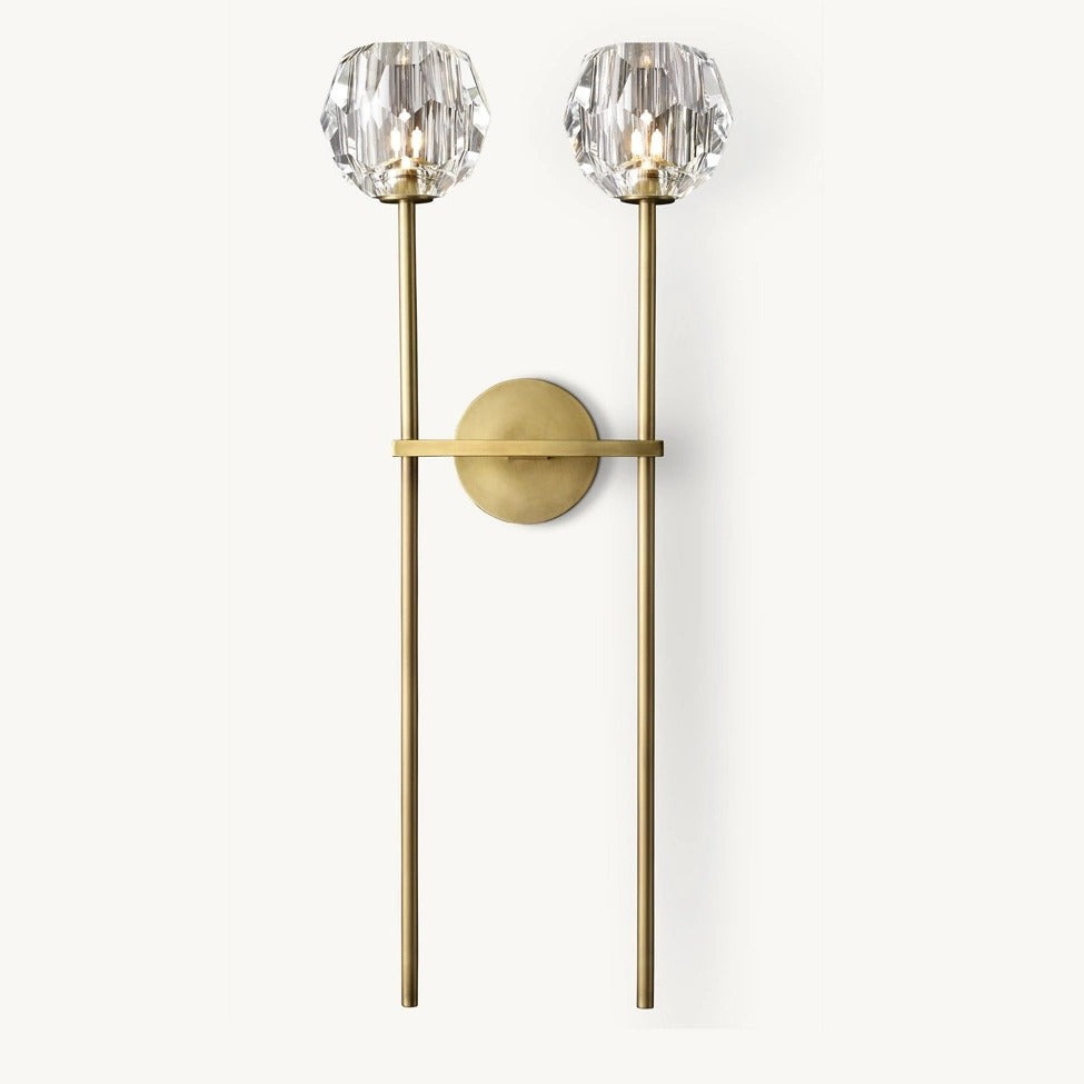 Elegant Crystal Wall Light