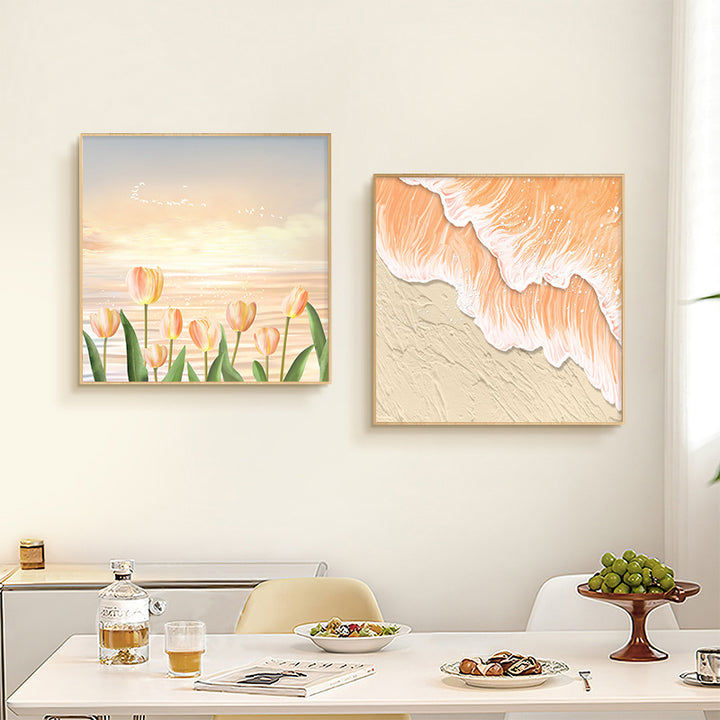 Floral-Themed Framed Wall Art