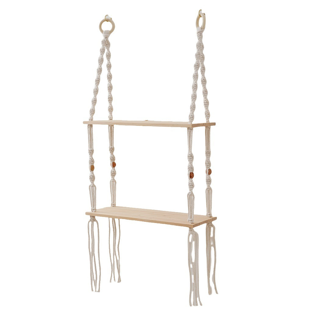 Macramé Floating Shelf
